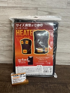 009▼未使用品・即決価格▼サンコー THANKO ヒーターベスト HEAT23SBK フリーサイズ