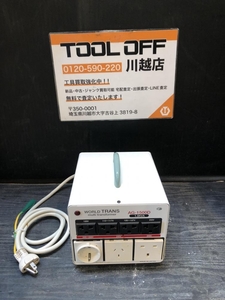 001♪ジャンク品♪SWALLOW 日本国内・海外兼用アップダウントランス AG-1500D ※通電のみ確認の為ジャンク扱い