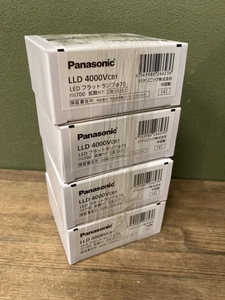 020♪未使用品・即決価格♪Panasonic パナソニック LEDフラットライト LLD4000V 4個セット