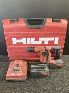 013♪ジャンク品♪ヒルティ　HILTI 充電式ハンマードリル TE6-A36 シャンク摩耗の為ジャンク・本体+バッテリー×2+充電器