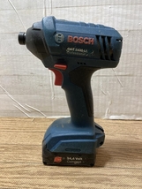 020♪ジャンク品♪ボッシュ BOSCH 14.4Vバッテリーインパクトドライバ GDR1440-LI ※モーター火花大 本体+バッテリ2個_画像2