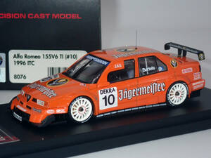 HPI racing 1/43 アルファ ロメオ Alfa Romeo 155 V6 TI #10 1996 ITC イエガーマイスター 8076