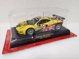 送料300円〜★未開封★ アシェット 公式フェラーリF1コレクション Ferrari 458 Italia GT2 24h Le Mans 2011 1/43スケール ミニカー