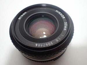 豊F961/6J●Nikon NIKKOR 50mm 1:1.8 ニコン ニッコール カメラレンズ 動作問題なし ジャンク扱い●