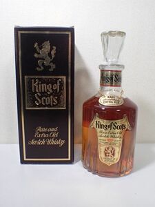 豊F949/8J自☆古酒未開栓 キングオブスコッツ レア エクストラ オールド スコッチ ウイスキー King of Scots Rare Extra Old 750ml☆