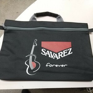 未使用品 バッグ 【SAVAREZ】サバレス ロゴ入りバッグ 楽譜が入るサイズ 弦入れにも 音楽 