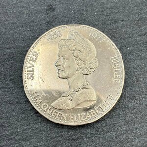 エリザベス女王2世 記念銀貨 SILVER JUBILEE 1952年 1977年 コイン アンティーク コレクション