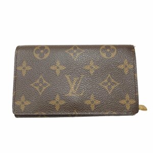 LOUIS VUITTON ルイヴィトン ポルトモネジップ　二つ折り財布 モノグラム L字ファスナー ブラウン系