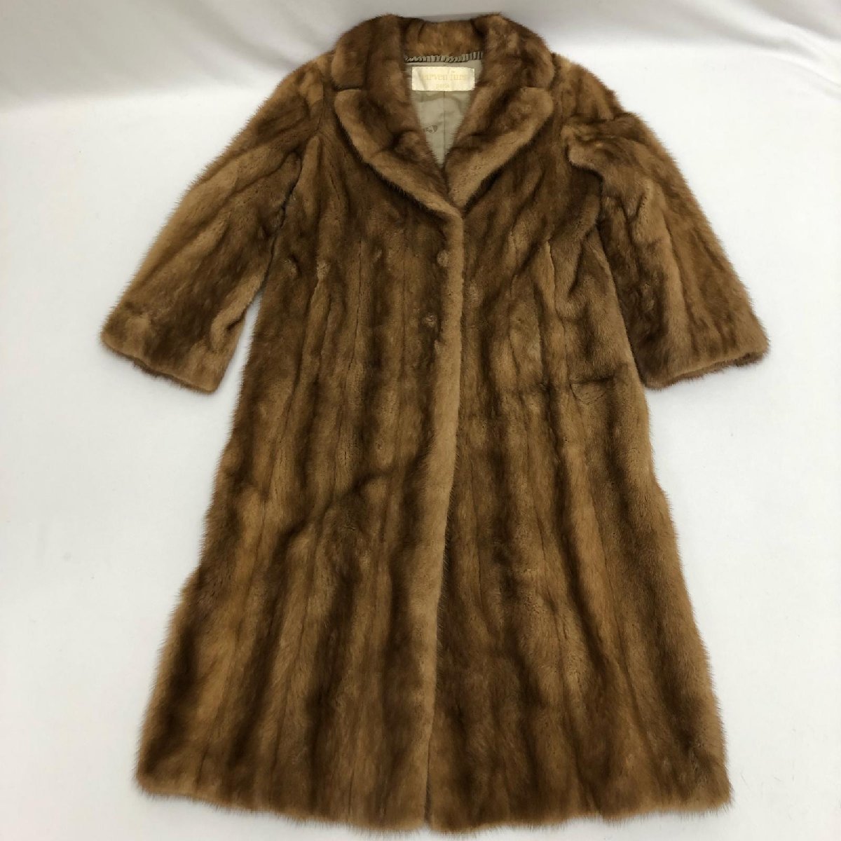 超安い品質 美品 木下物産タグ付『carven ミンクファー コートF furs