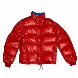 1円 MONCLER モンクレール CHAMONIX ダウンジャケット 表 ナイロン100% 中綿 羽毛100% 赤 レディース サイズS