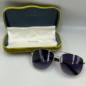 GUCCI グッチ グッチ GG0410SK 003 61□14-145 サングラス アイウェア ゴールド パープル