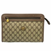 GUCCI グッチ オールドグッチ GGスプリーム セカンドバッグ ポーチバッグ 014・115・6063_画像1