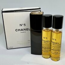 未使用 シャネル CHANEL 香水 N°5 パース スプレイ オー プルミエール オードゥパルファム リフィル 2本 20ml ほぼ満量_画像1