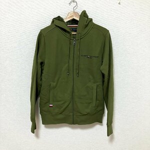 TOMMY HILFIGER トミーヒルフィガー 型番MW27841 ファーライニングジップアップパーカー メンズ カーキ系 パーカー