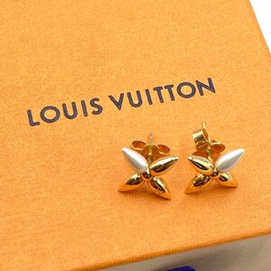 １円 LOUIS VUITTON ルイヴィトン ブックルドレイユ ルイゼット ピアス M80267 LE0233