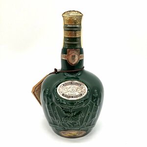 ★1円 古酒 ロイヤルサルート 21年 スコッチウイスキー 陶器ボトル グリーン 700ml 40％ 総重量1311.5ｇ