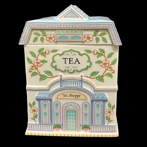 ★レノックス lenox ビレッジ コレクション ヴィレッジコレクション ティーキャニスター tea shoppe 箱あり 食器