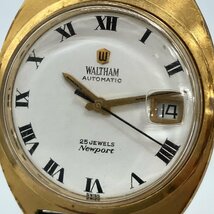 WALTHAM ウォルサム ウォルサム ニューポート 25石 デイト 自動巻き 腕時計_画像2