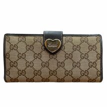 GUCCI グッチ GGキャンバス ハート金具 長財布 2035502149_画像2