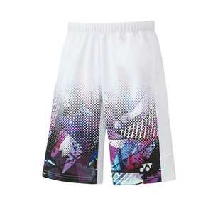 [15143 011 O]YONEX( Yonex ) men's knitted shorts ( Fit ) white O new goods unused tag attaching badminton tennis 