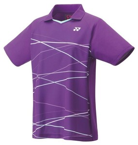 [20625(039)L]YONEX( Yonex )wi men's game shirt purple size L new goods unused tag attaching badminton tennis 2023 model 