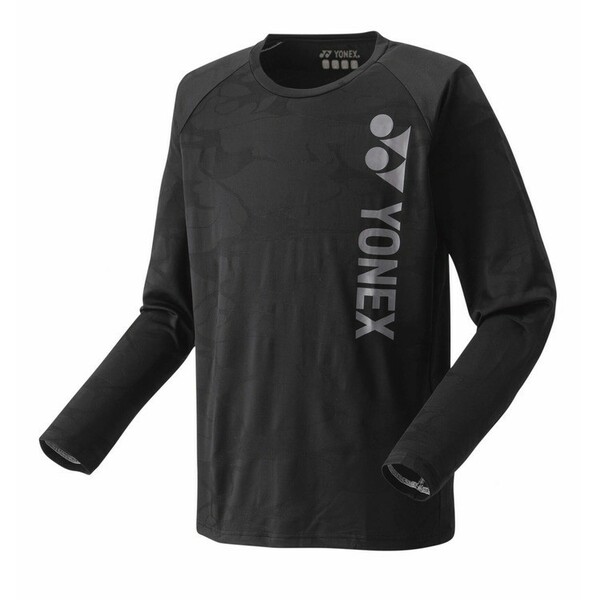 【16657（007）L】YONEX(ヨネックス) ユニロングスリーブTシャツ ブラックサイズ L 新品未使用タグ付 バドミントン テニス 2023モデル 
