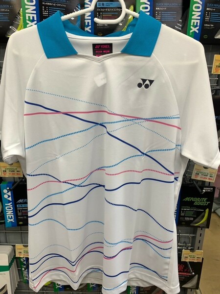 【20625（011）O】YONEX(ヨネックス) ウィメンズゲームシャツ ホワイトサイズ O 新品未使用タグ付 バドミントン テニス 2023モデル 