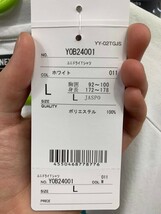 【YOB24001 (011) L】YONEX(ヨネックス) ユニドライTシャツ ホワイト Lサイズ 新品未使用 バドミントン 2024モデル　限定生産_画像4