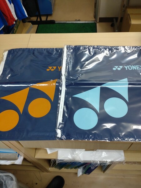 【YONEX ノベリティーバッグ】YONEX(ヨネックス) シューズケース バドミントン 硬式テニス 軟式テニス 新品未使用 オレンジ ミントブルー