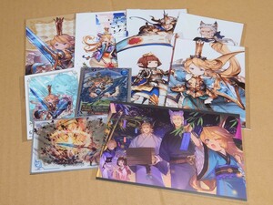 グランブルーファンタジー グラブル シャルロッテ リュミエール聖騎士団 グラフェス ポストカード ブロマイド クリアカード ステッカー