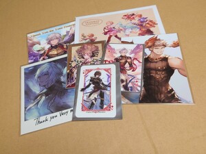 グランブルーファンタジー グラブル ルシフェル サンダルフォン バレンタイン お返し 2018 グラフェス 特典 トランプ ポストカード