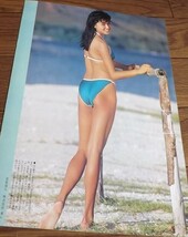 ★キャンギャル【山口智子①】東レ 水着4ページ切抜き　送料140円_画像3