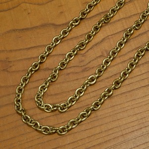 アズキチェーン 真鍮製 クラフトパーツ 環サイズ約14×11mm [10cm] 小豆チェーン アクセサリー ネックレス