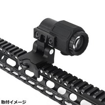 AIM-O マグニファイア G43 フリップアップマウント 3倍率 AO5387 [ ブラック ] エイムオー 固定倍率 単眼鏡_画像4