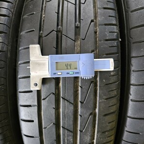 超美品（人気のS-HOLDブラック/リムポリッシュ）5.5Jx16インチアルミホイール・（ 溝有）165/45R16 （HANKOOK) 付き 4本セット品の画像7