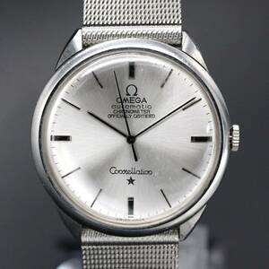 [ Vintage ] Omega Constellation Chrono meter 163.001 wristwatch self-winding watch men's OMEGA Constellation A04224
