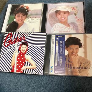 南野陽子 ／ NANNO Singles 88年、ブルーム 87年、ギャザー (ミニブック入り)90年、夏のおバカさん(フォトブック40p)91年