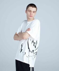 Y-3 半袖ロゴTシャツ 白 ホワイト XS Y3 ワイスリー adidas アディダス ヨウジヤマモト ヨウジ・ヤマモト ヨウジ ヤマモト 山本耀司