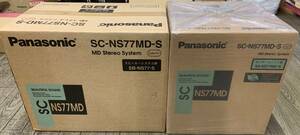 [ не использовался ] Panasonic Panasonic SC-NS77MD-S CD MD плеер 