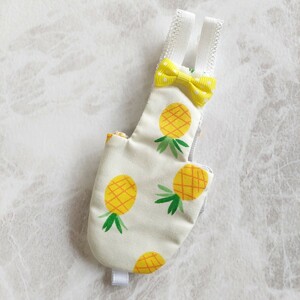  pineapple pattern bird suit bird Homme tsuM size parakeet etc. flight suit anonymity delivery 