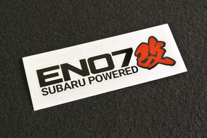 EN07改 カッティングステッカー[黒×赤] スバル SUBARU ヴィヴィオ レックス R1 R2 プレオ サンバーなど