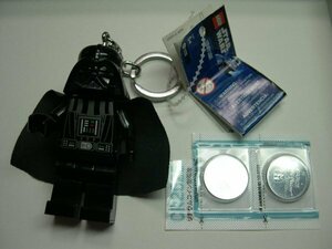 1オーナー禁煙 LEGO STAR WARS LED KEY LIGHT レゴ スター・ウォーズ LEDキーライト キーホルダー ダース・ヴェイダー ダース・ベイダー