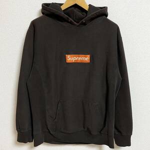 激レア Supreme Box Logo Hooded Sweatshirt Brown Orange L 2000年 ブラウン オレンジ ボックスロゴ スウェットシャツ 初期 OLD Vintage