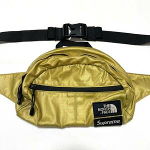 Supreme The North Face Metallic Roo II Lumbar Pack Gold 18ss 2018年 金 ゴールド ノースフェイス ウエストバッグ ボックスロゴ