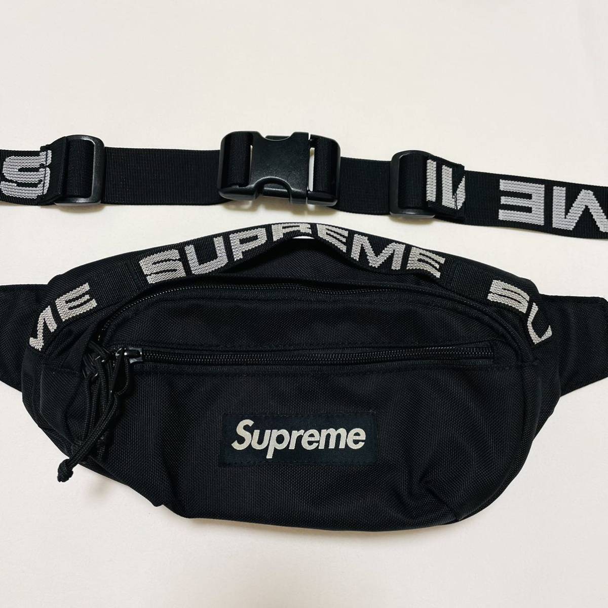 Supreme 18ss Waist bag ウエストバッグ ウエストバック BLACK 