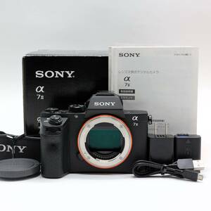 【ほぼ新品：保証付】ソニー SONY α7 Mark II マーク2 ILCE-7M2《ショット数：僅か1535枚、元箱付》　　　　　　　　　　　　　　KK402001