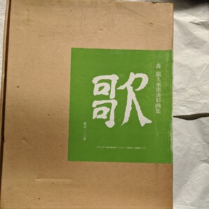 歌 森龍久水墨淡彩画集 限定