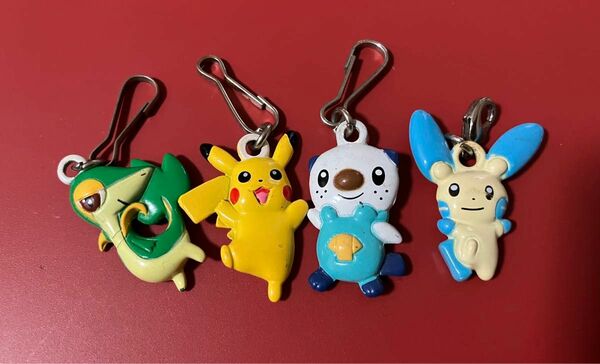 ポケモン　チャーム　ピカチュウ　ツタージャ　マイナン　ポッチャマ　4個まとめて！