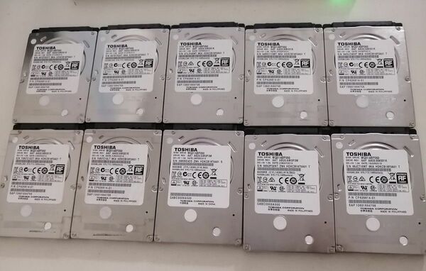 東芝　 HDD 2.5インチ　500GB 10点セット