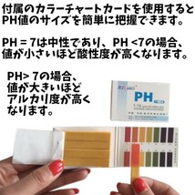 2個セット リトマス紙 ペーハー試験紙 自由研究 宿題 ペット ph 水質検査_画像3